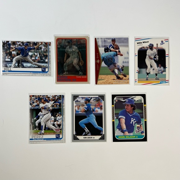 Kansas City Royals 7 Card Lot - Baseball - Picture 1 of 6
